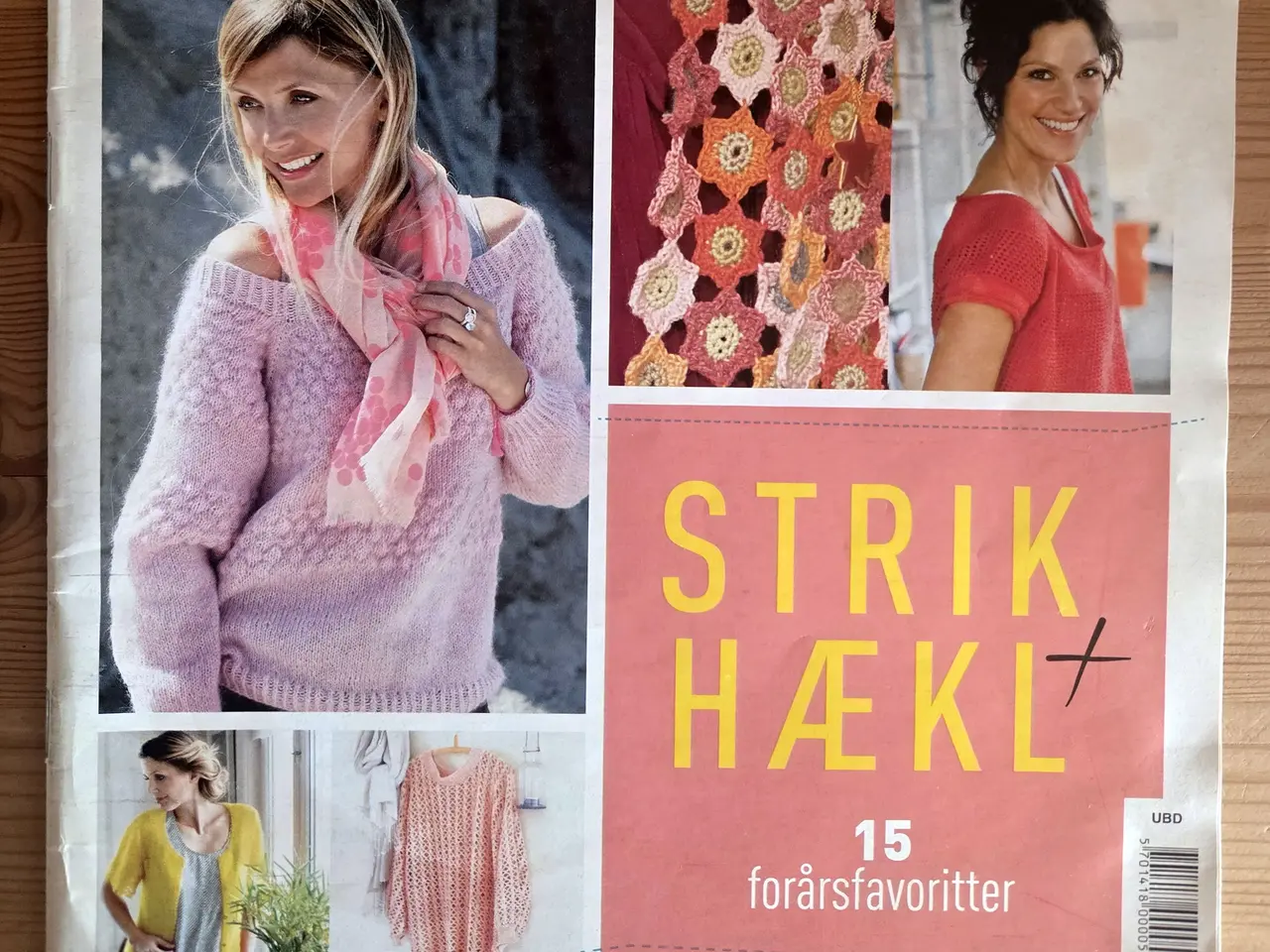 Billede 6 - Blade/hæfter med blandet sy, strik og hækling