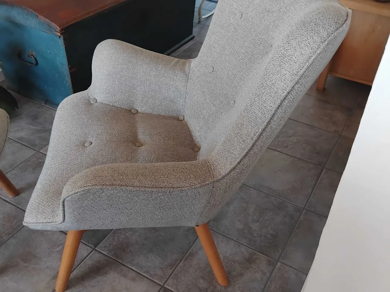 Billede 3 - Ilva lounge stol med skammel.