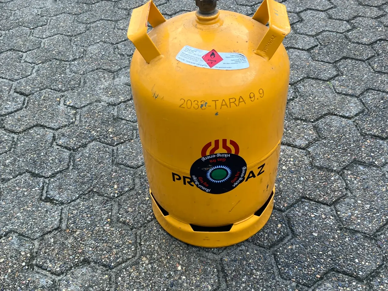Billede 1 - 11 kg stål gasflaske