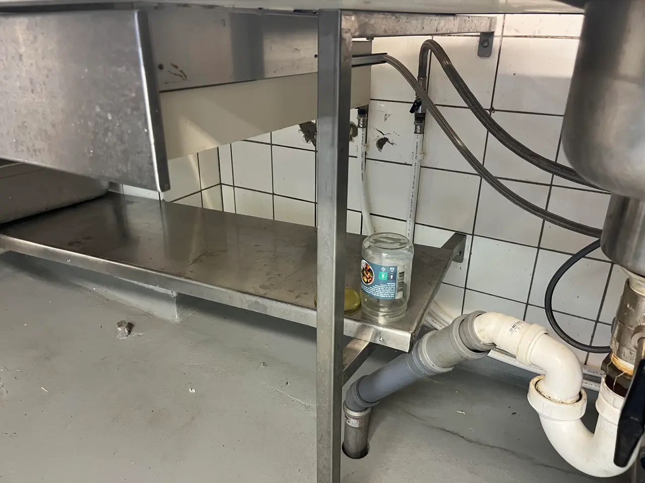 Billede 7 - Vaskebord i rustfrit stål