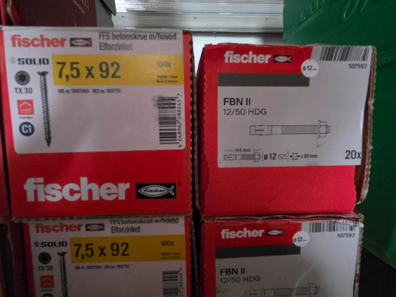 Billede 1 - Betonskrue/FISCHER BETONANKER