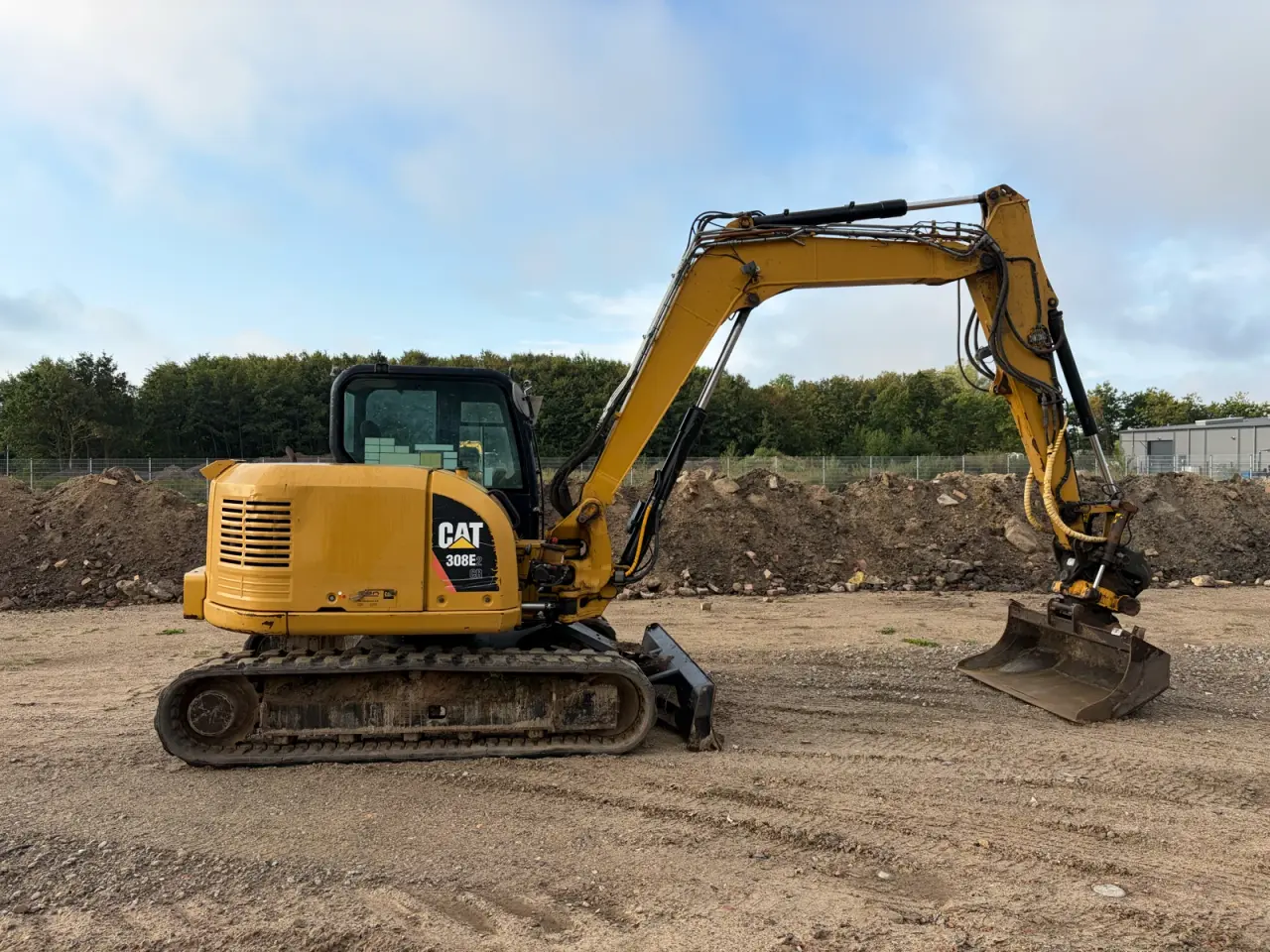 Billede 4 - Caterpillar 308E2 CR 8t gravemaskine. 
