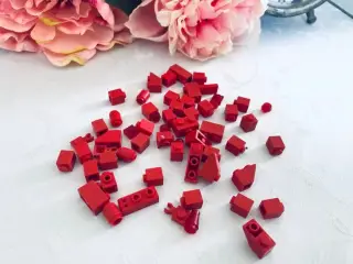 Lego, rød, blandet