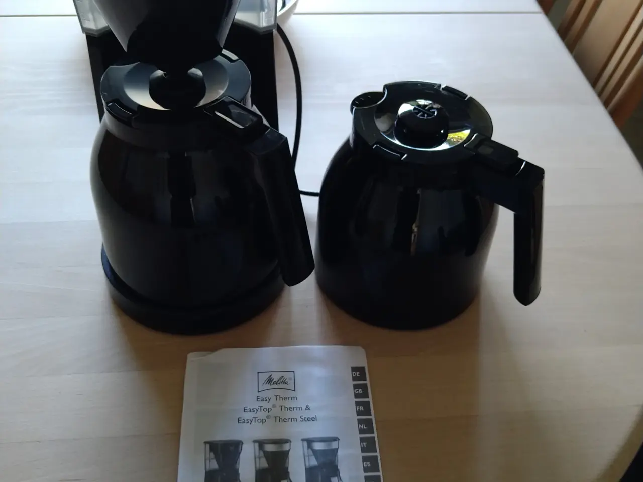 Billede 1 - Melitta kaffemaskine med 2 termokander