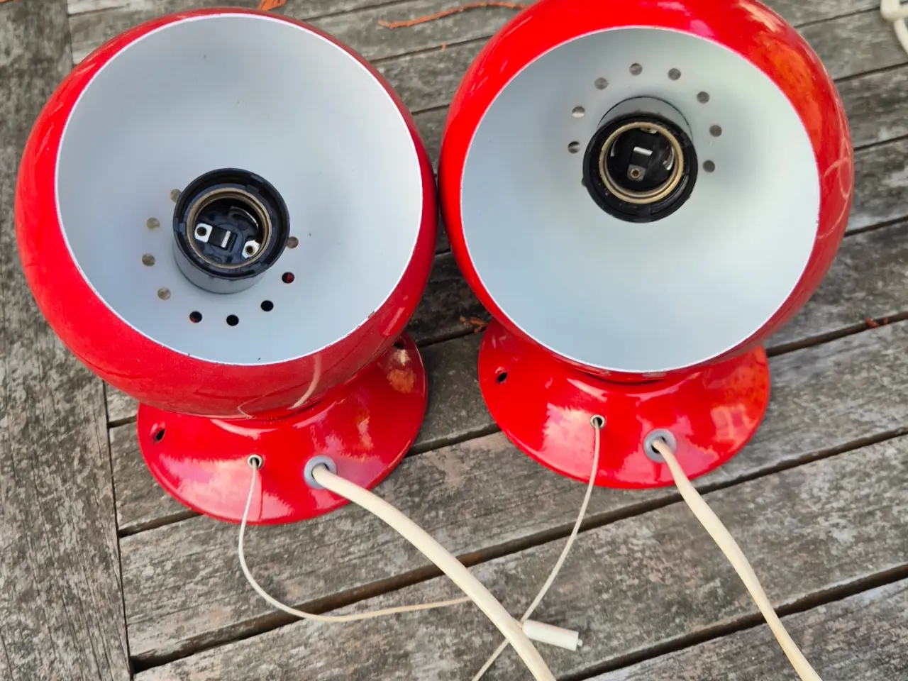 Billede 17 - To store magnetlamper med elegante snoretræk   