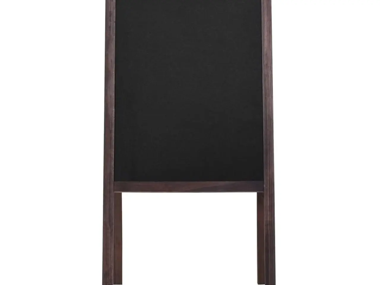 Billede 2 - Dobbeltsidet tavle cedertræ fritstående 40 x 60 cm