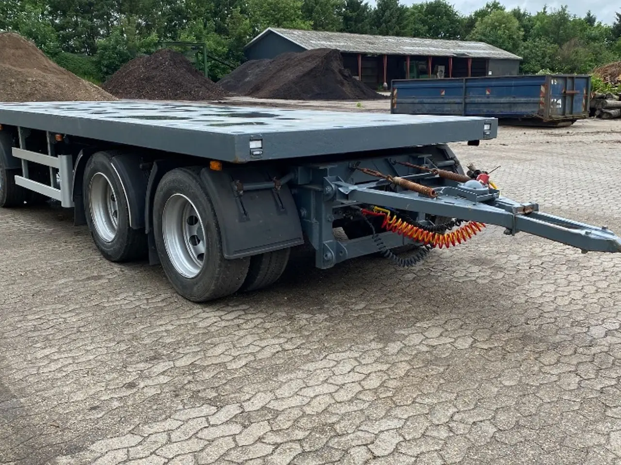 Billede 2 - Kel-Berg D32B4 4-axle platform trailer