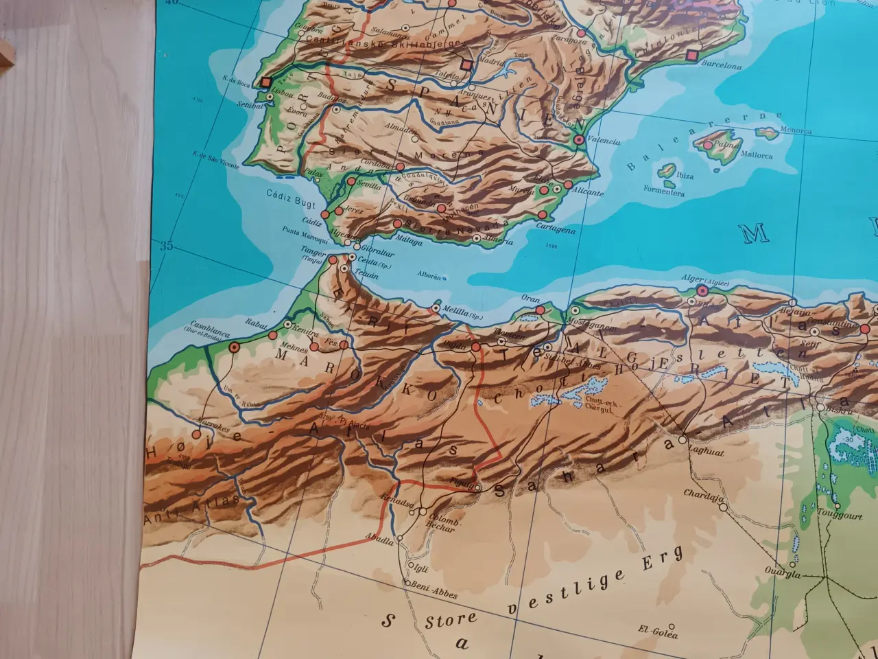 Billede 3 - Europakort. År 1966