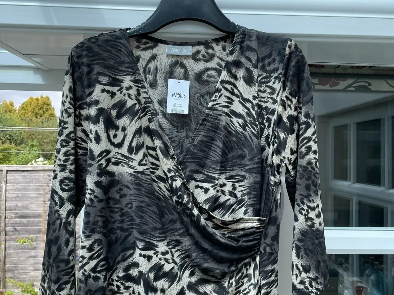 Billede 7 - Kjole,leopard,m.wrap-Wallis Brandet/str:42-44