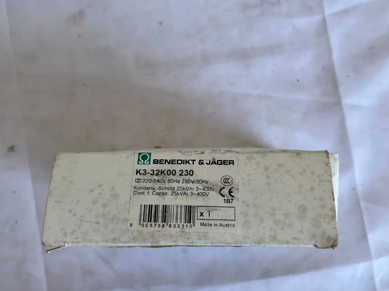 Billede 3 - Benedikt & Jäger K3-32K00 230 Capacitor kontaktor