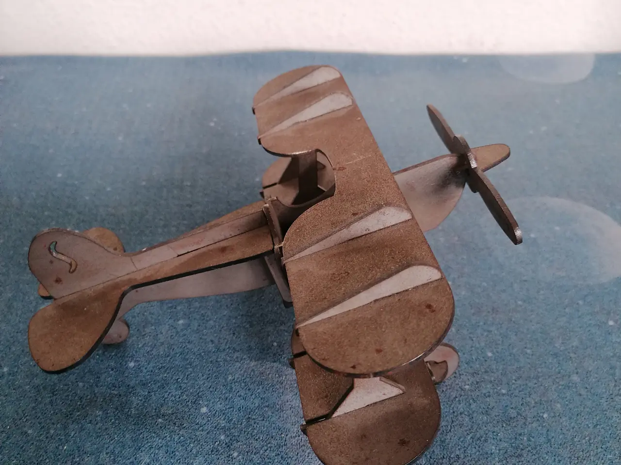 Billede 4 - Flot Metal Flyvemaskine Model