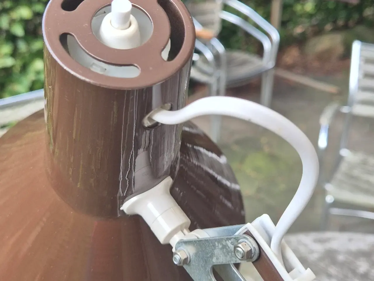Billede 7 - Velholdt chokoladebrun arkitektlampe