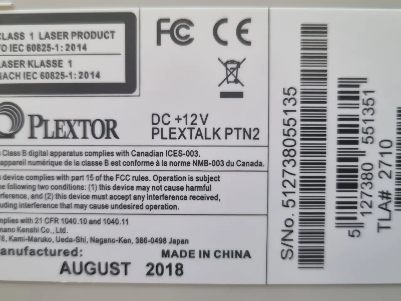 Billede 2 - Plextalk PTN2- Lydbogafspiller
