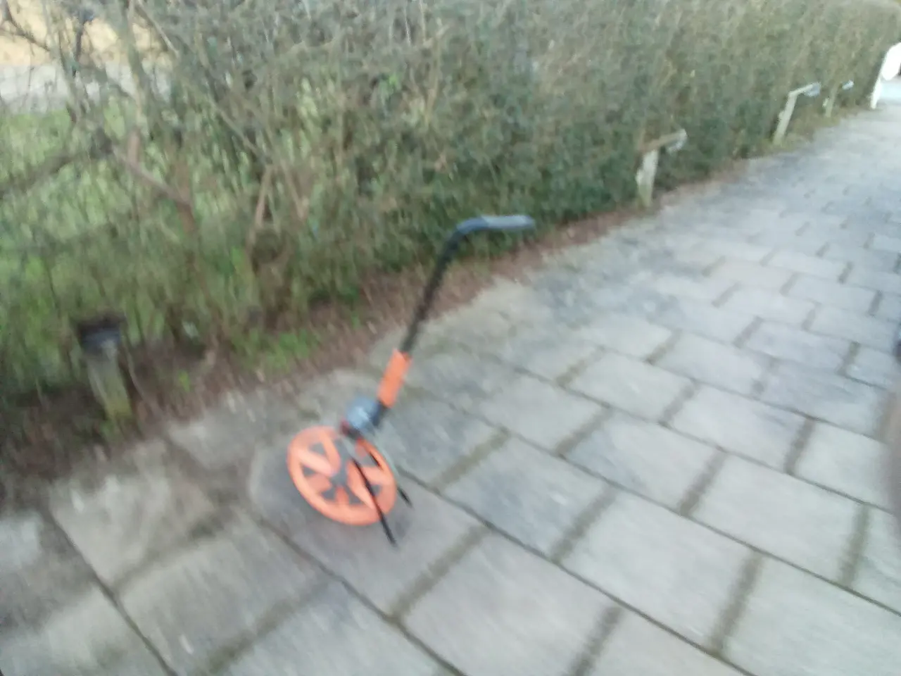 Billede 4 - Måle løbehjul til opmåling af vej mm.