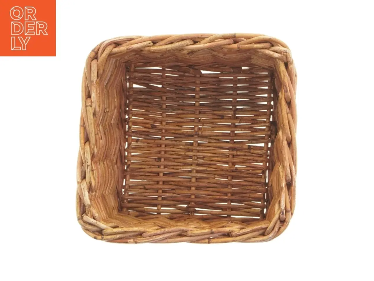 Billede 2 - Kraftig Flettet kurv (str. 25 x 24 x 14 cm)