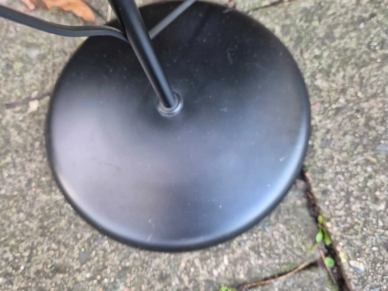 Billede 17 - Kulsort vintage gulvlampe med to spot 