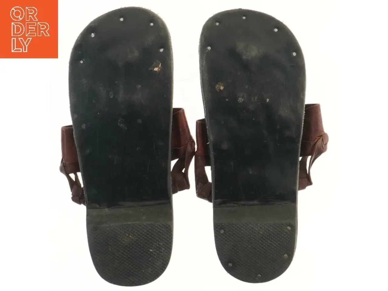 Billede 3 - Brune lædersandaler (str. fod 27 cm)