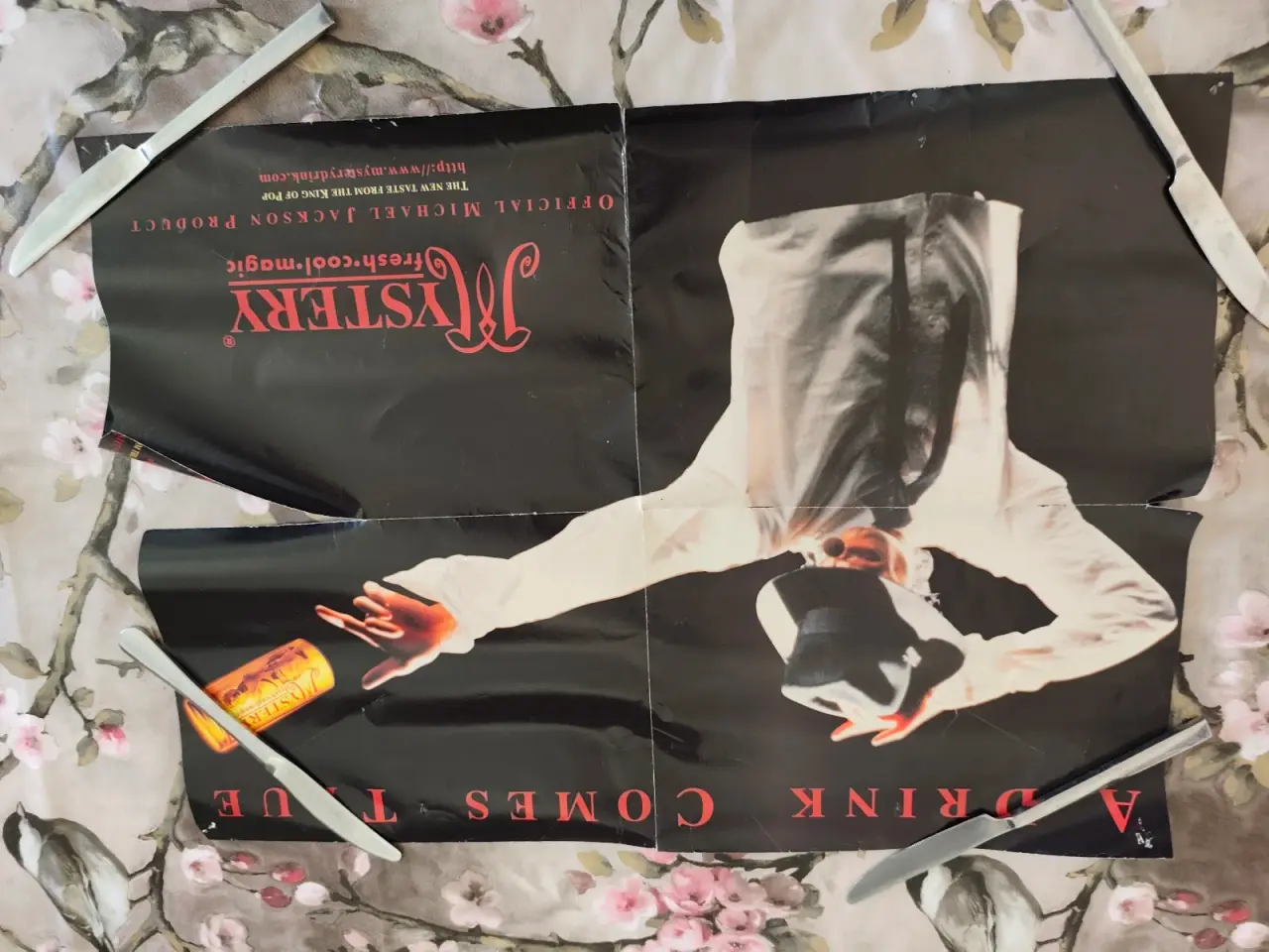 Billede 4 - Michael Jackson energi drik plakat 