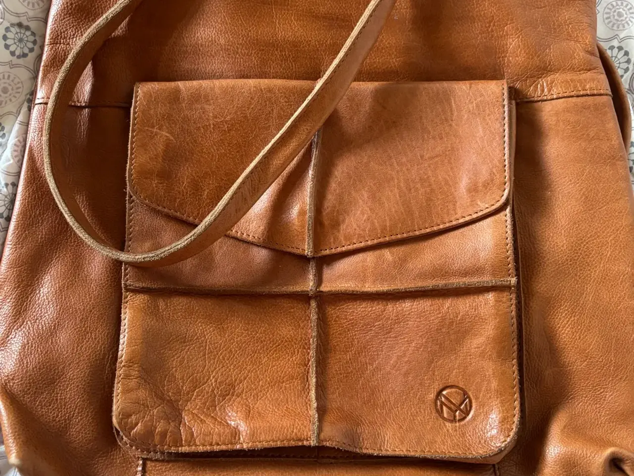 Billede 1 - Shoppingtaske i skind