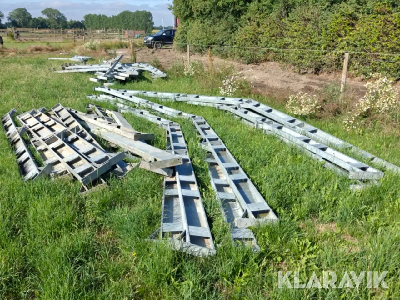 Billede 7 - Teltlade uden dug 36x12 Meter Nedtaget