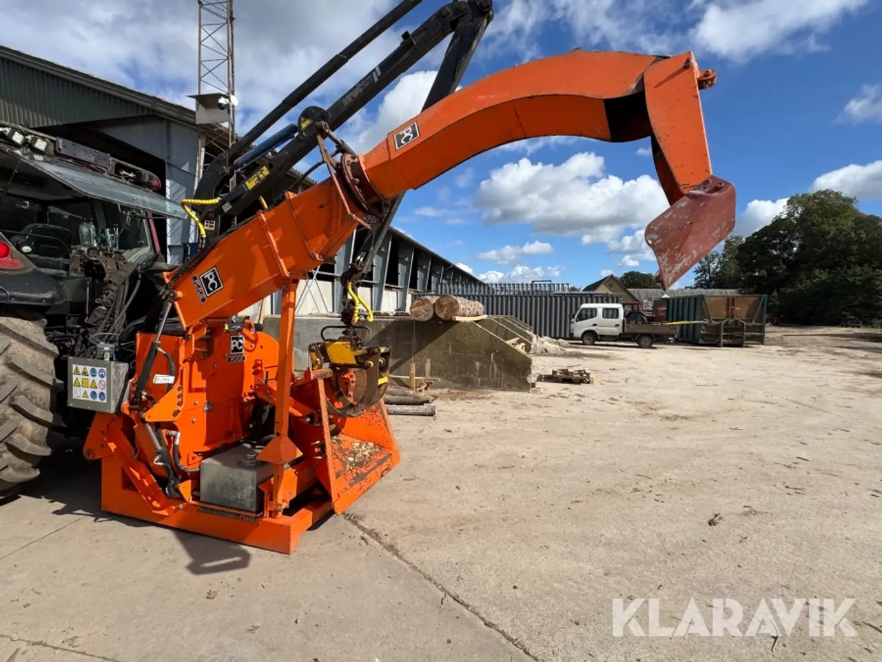 Billede 2 - Flisehugger PC 942 33P C med kran