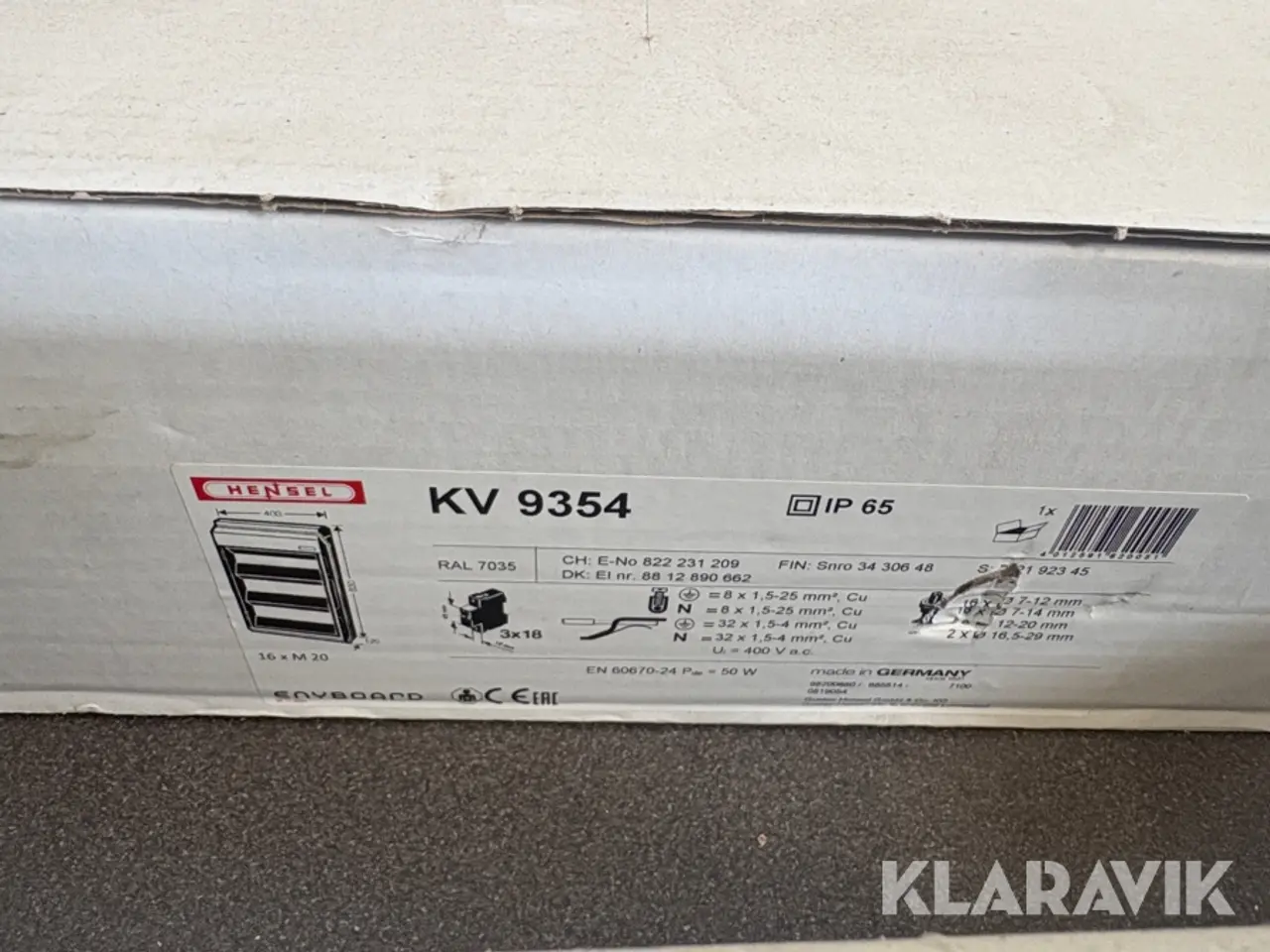 Billede 2 - El-tavler Hensel, SCAME og Schneider Electric – 3 styk.