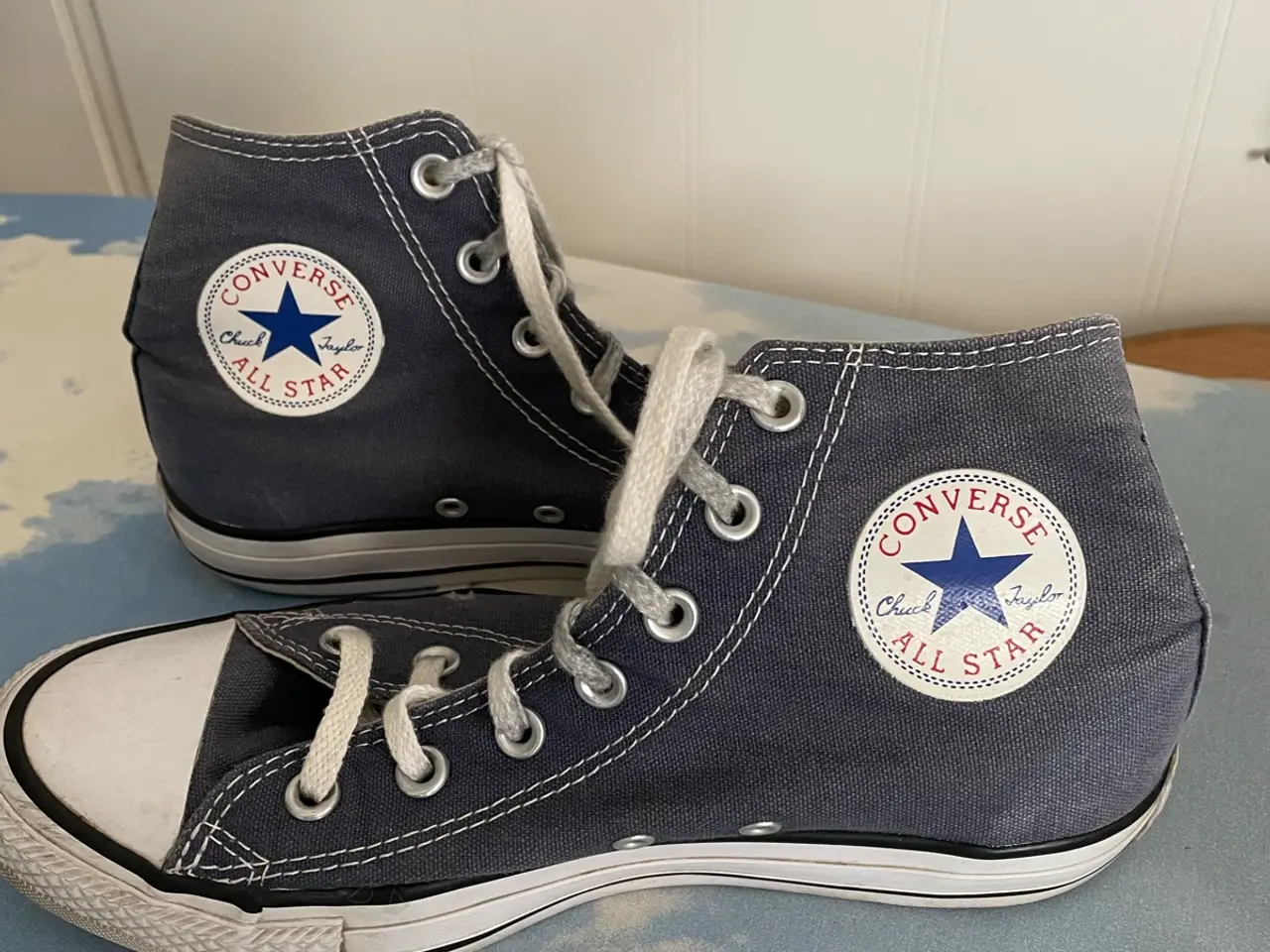 Billede 1 - Converse All Star, blå