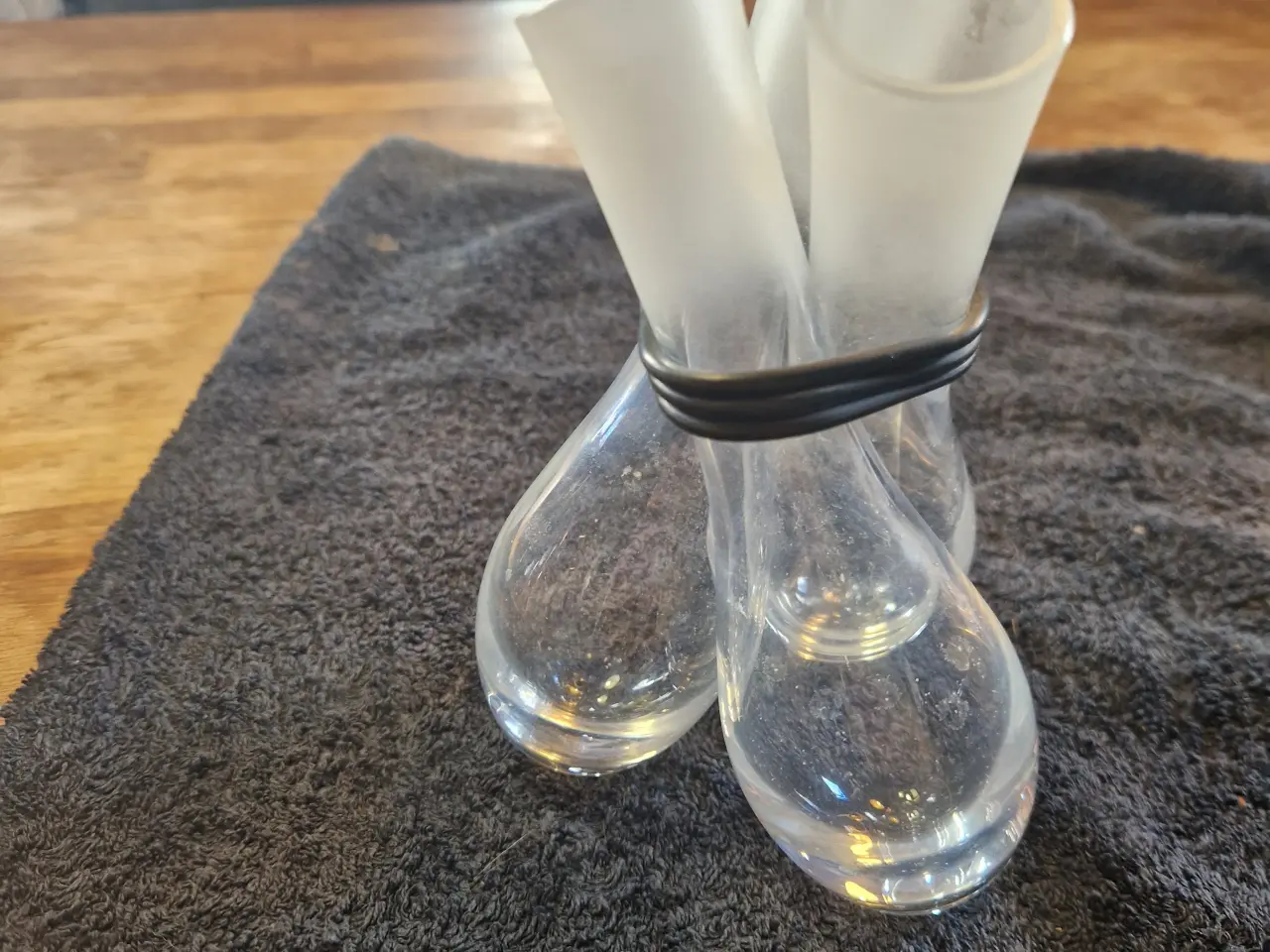 Billede 2 - Baltic sea glass mini vase