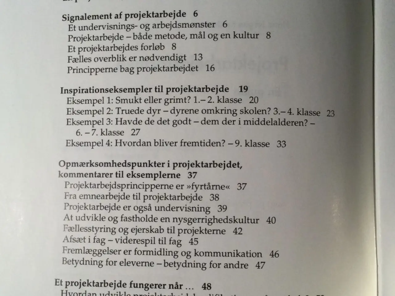 Billede 1 - Projektarbejdsformen - En guide