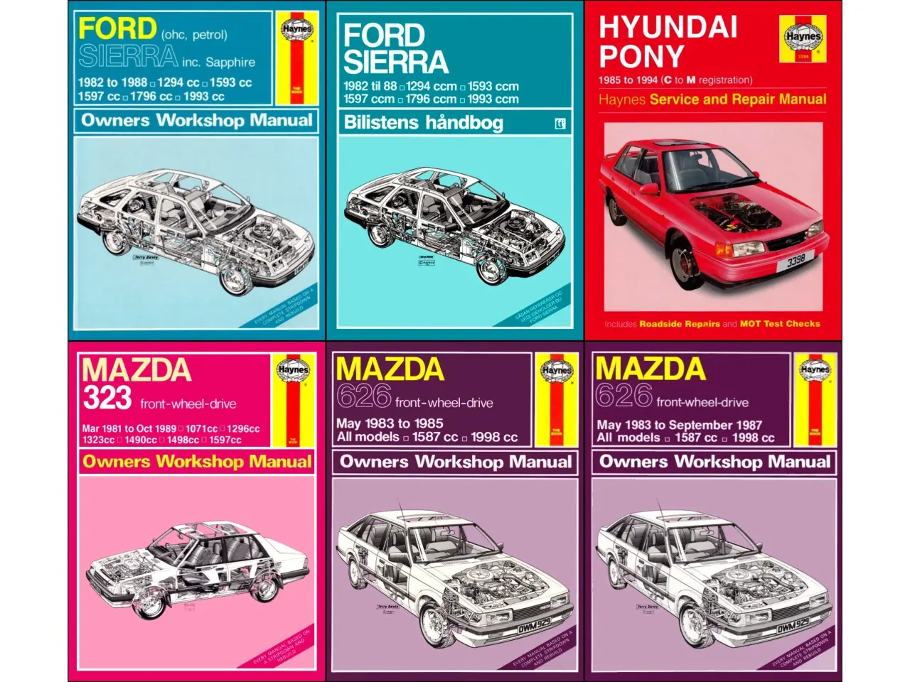 Billede 4 - Haynes - 67 Haynes Værkstedshåndbøger - 75 kr./bog