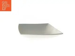 Hvid porcelænsskål (str. 39x39 cm)