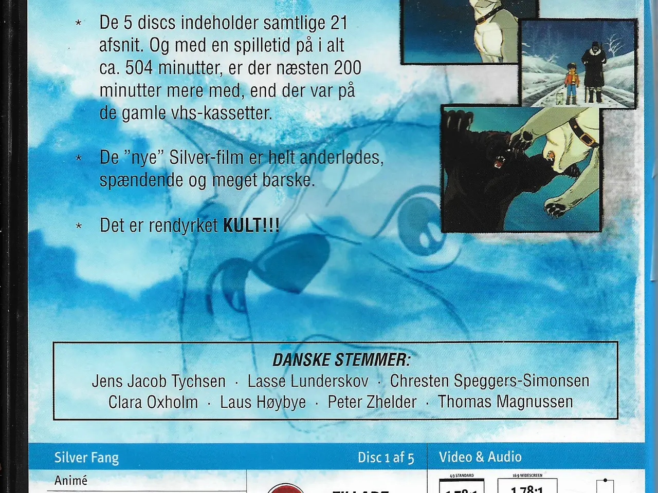 Billede 2 - Silver Fang - Hundehvalpen Silver 5 stk DVD