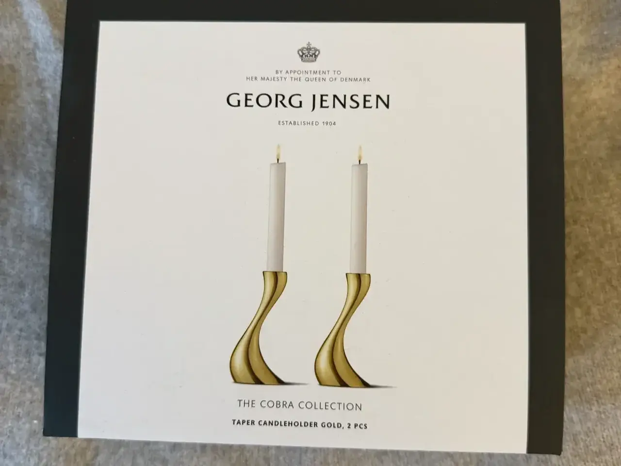 Billede 3 - Georg Jensen cobra stager guld