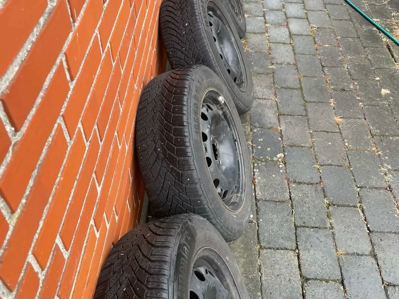 Billede 2 - 15” 5x100 originale Stålfælge med Conti vinterdæk