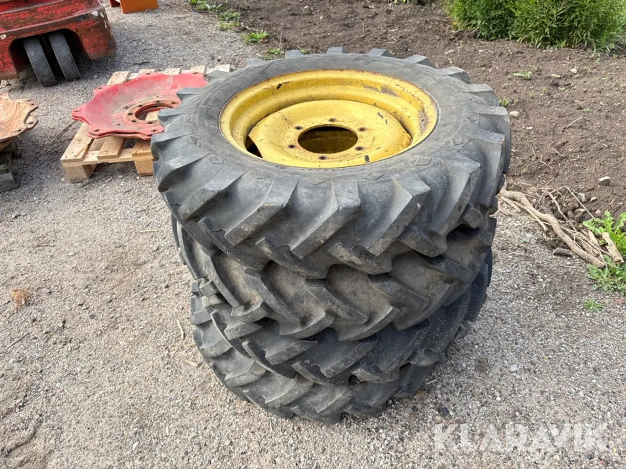 Billede 3 - Hjul til traktor Goodyear - 4 styk