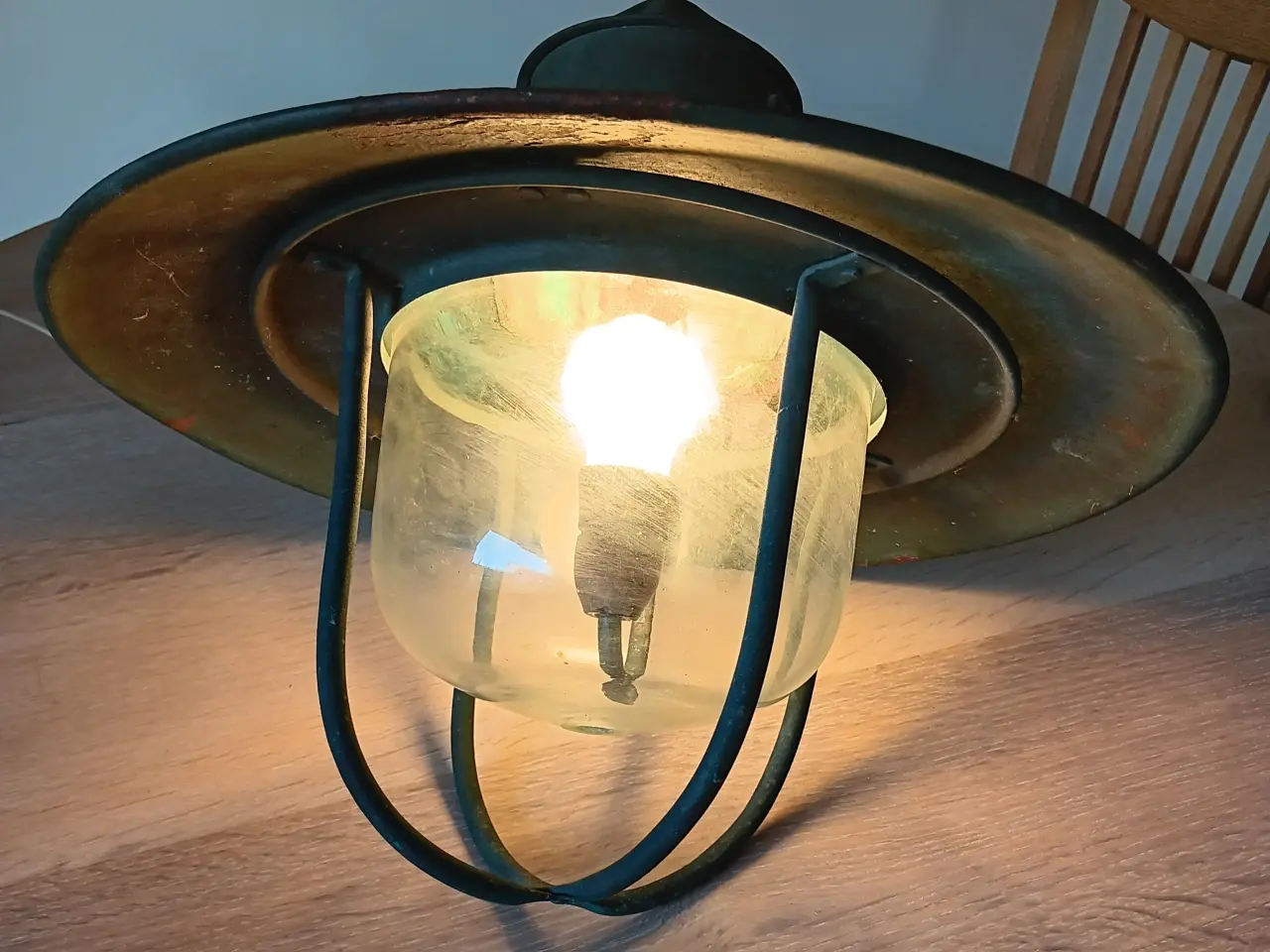 Billede 2 - Kobber lampe