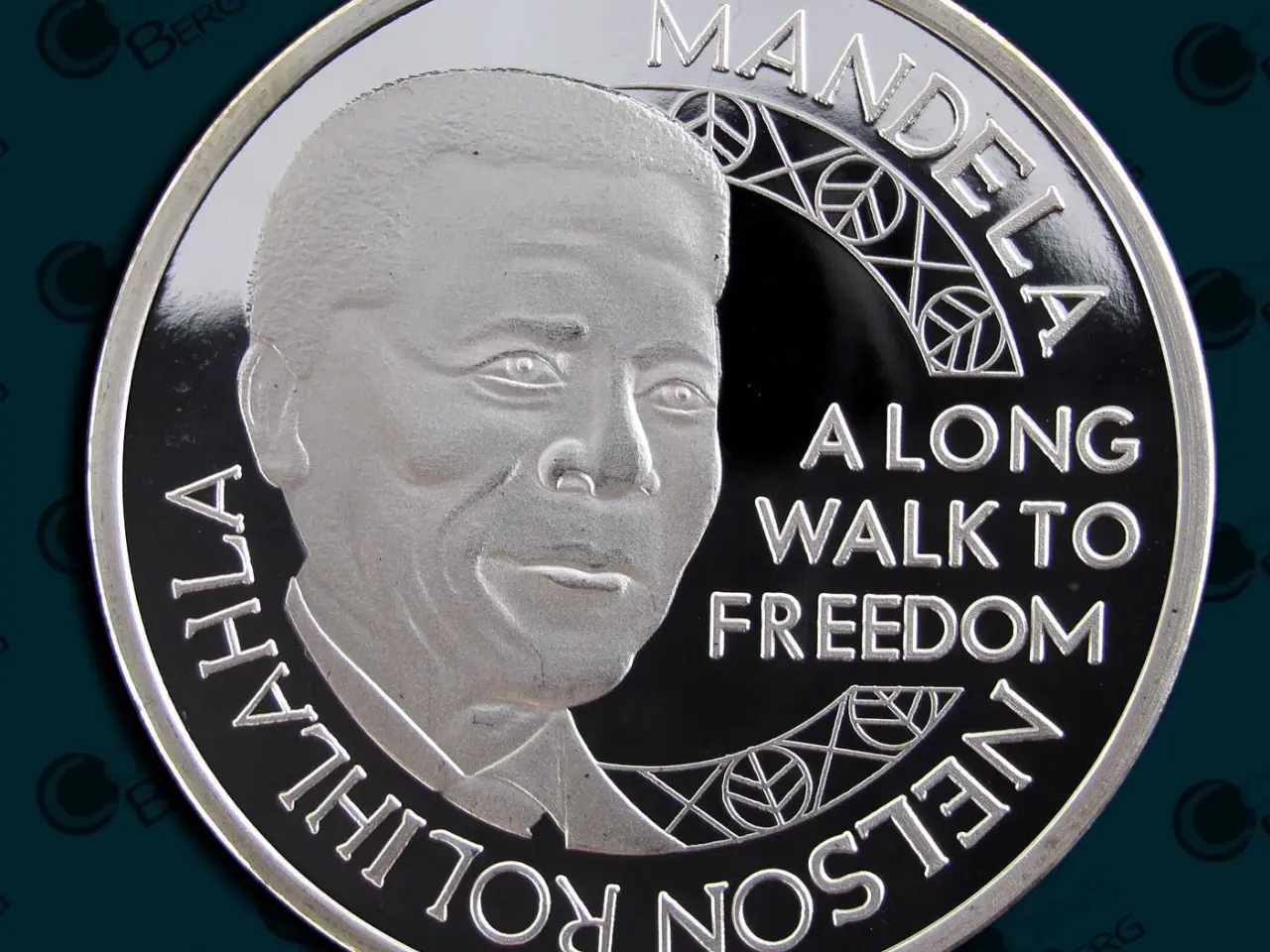 Billede 2 - Mindemedalje Nelson Mandela