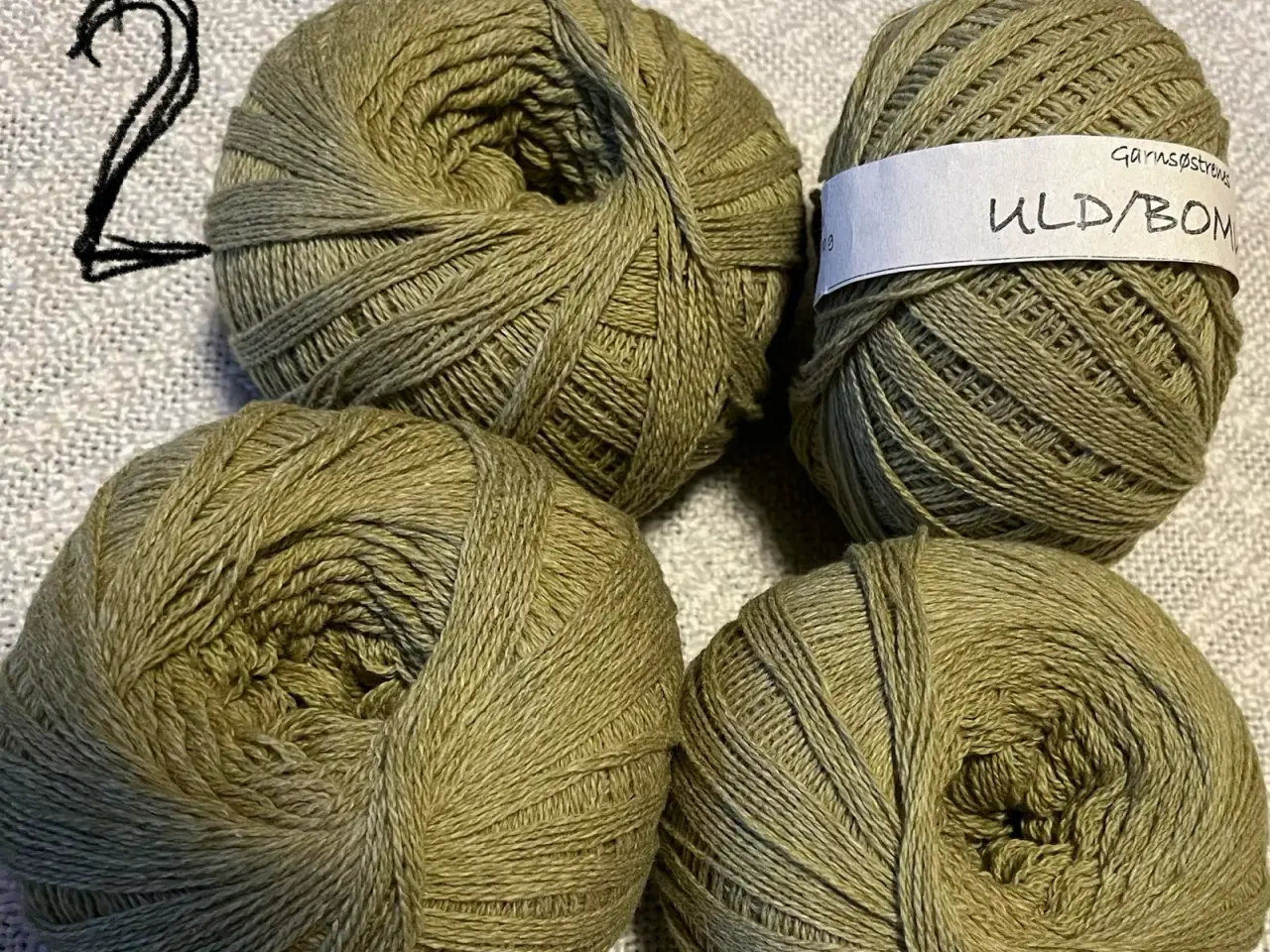 Billede 2 - Blandet garn, sælges