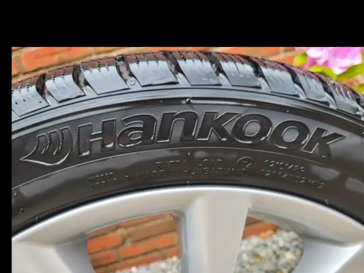 Billede 3 - 4 BMW 18” alufælge monteret med Hankook vinterdæk