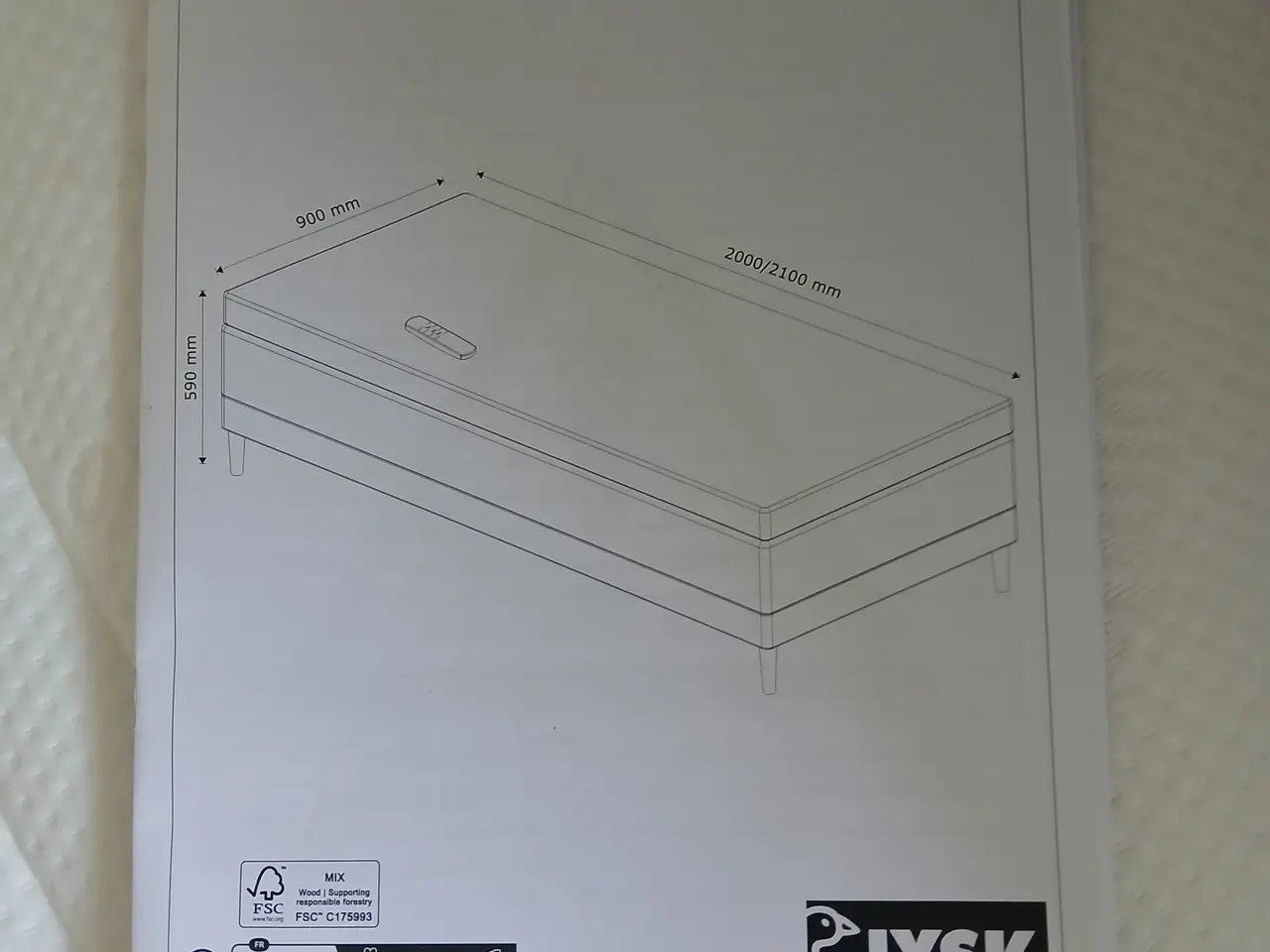 Billede 4 - Dunlopillo Nea elevationsseng