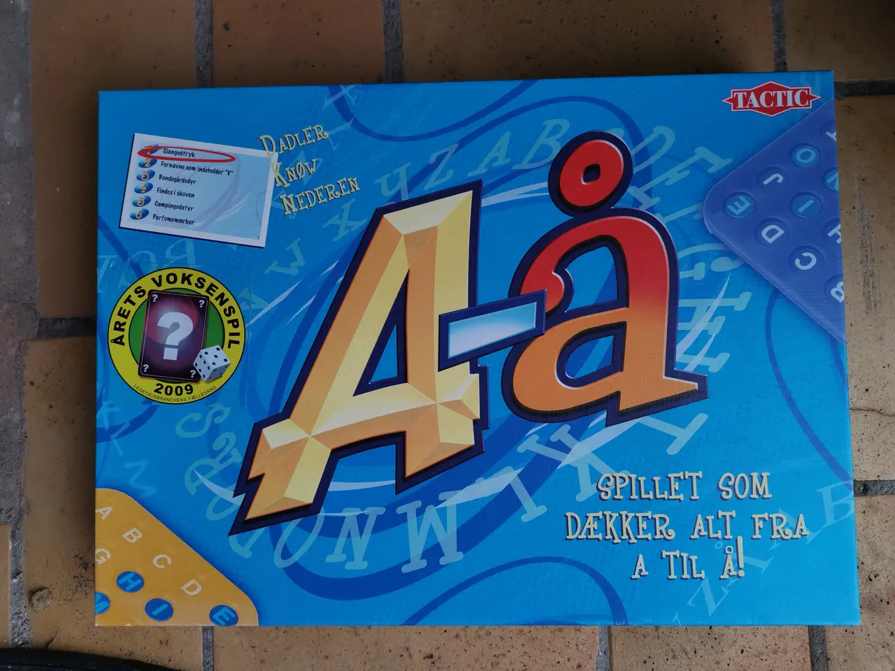Billede 1 - A-Å Brætspil fra Tactic