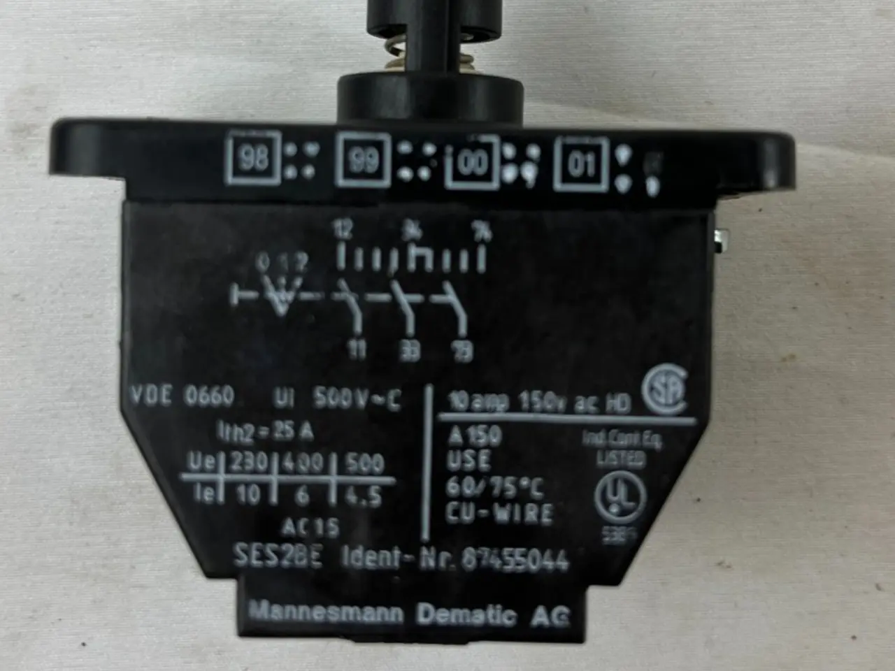 Billede 1 - Demag SES2BE 87455044 Cam endestopkontakt Contact