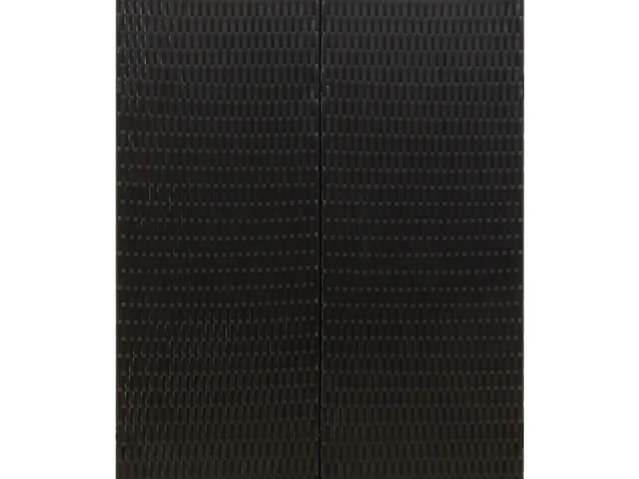 Billede 5 - Tredobbelt skraldespandsskjuler 207x80x117 cm polyrattan sort