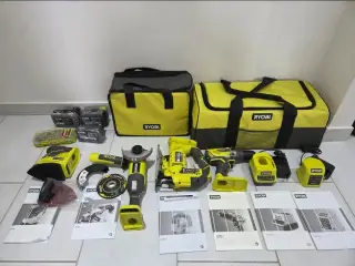 Ryobi ONE+ 18V værktøjs NYT med 3 års garanti