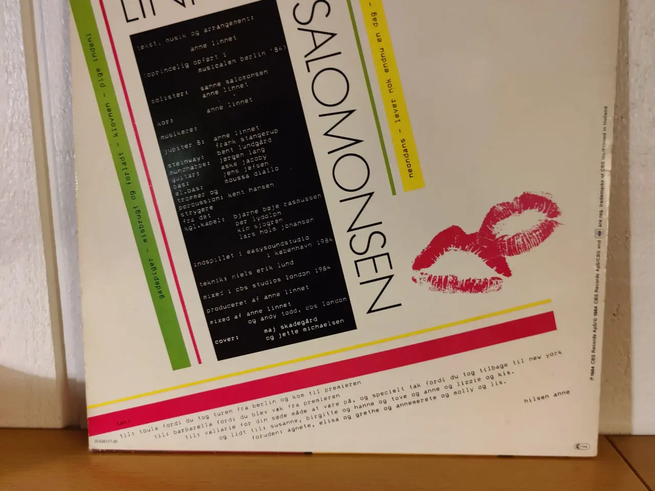 Billede 2 - Linnet & Salomonsen LP