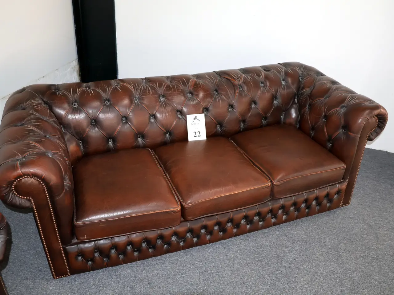 Billede 3 - Chesterfield 3 pers sofa og 2 stk stole