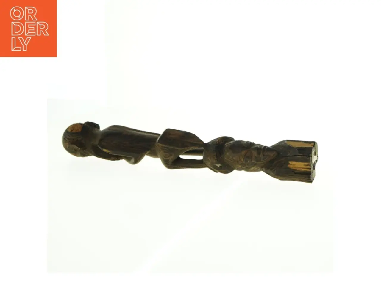 Billede 4 - Udskåret træfigur (str. 45. x 7 cm)