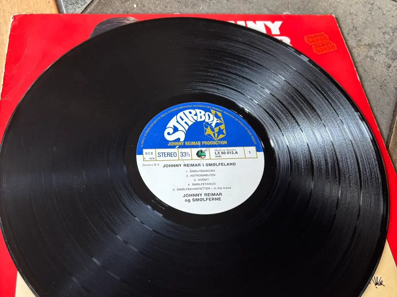 Billede 7 - Johnny reimar i smølfeland vinyl lp