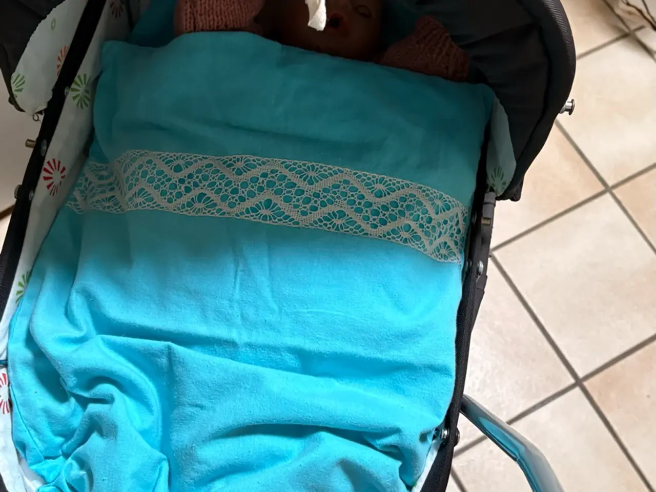 Billede 4 - BRIO Dukkevogn med Baby Born dukke.