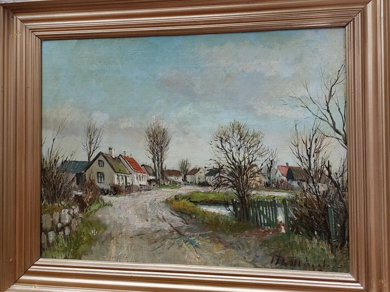 Billede 1 - TH. ULRICHSEN - ( 1905 - 1970 ) - oliemaleri